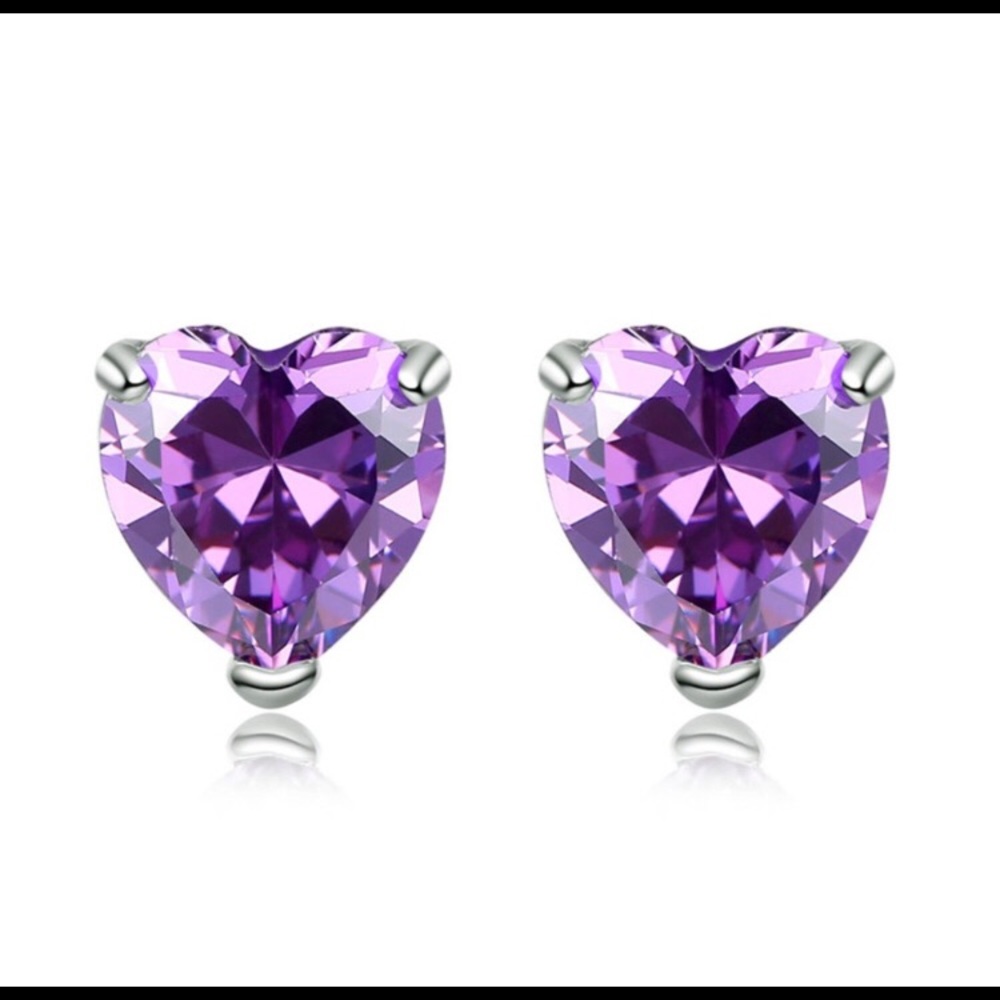 Swarovski Elements Heart Earrings